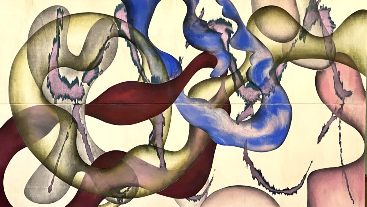 Yellow Green Loop - Judith Milberg 