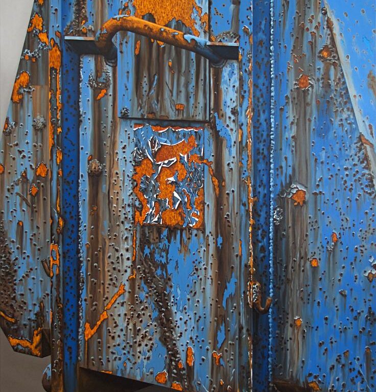 Blauer Container - Lola Cuallado 