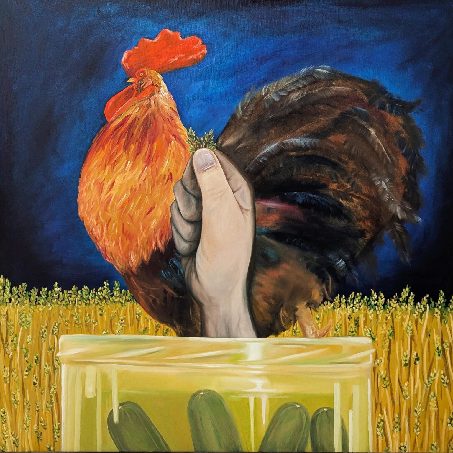 Chicken or rooster? I - Regina Potomkina 