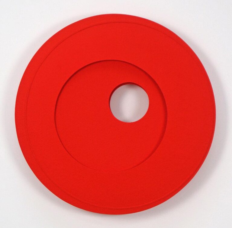 Perforation linear (Kadmiumrot) - REINHARD WÖLLMER 