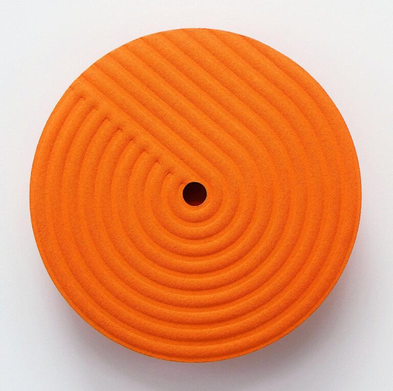 Struktur radial orange - REINHARD WÖLLMER 