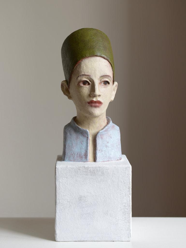 Mit gr&uuml;ner Kappe - ANNETTE MEINCKE-NAGY 