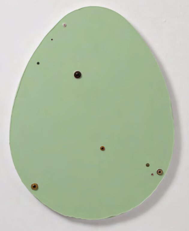 Untitled (egg/pastel green) - Thomas Grünfeld 