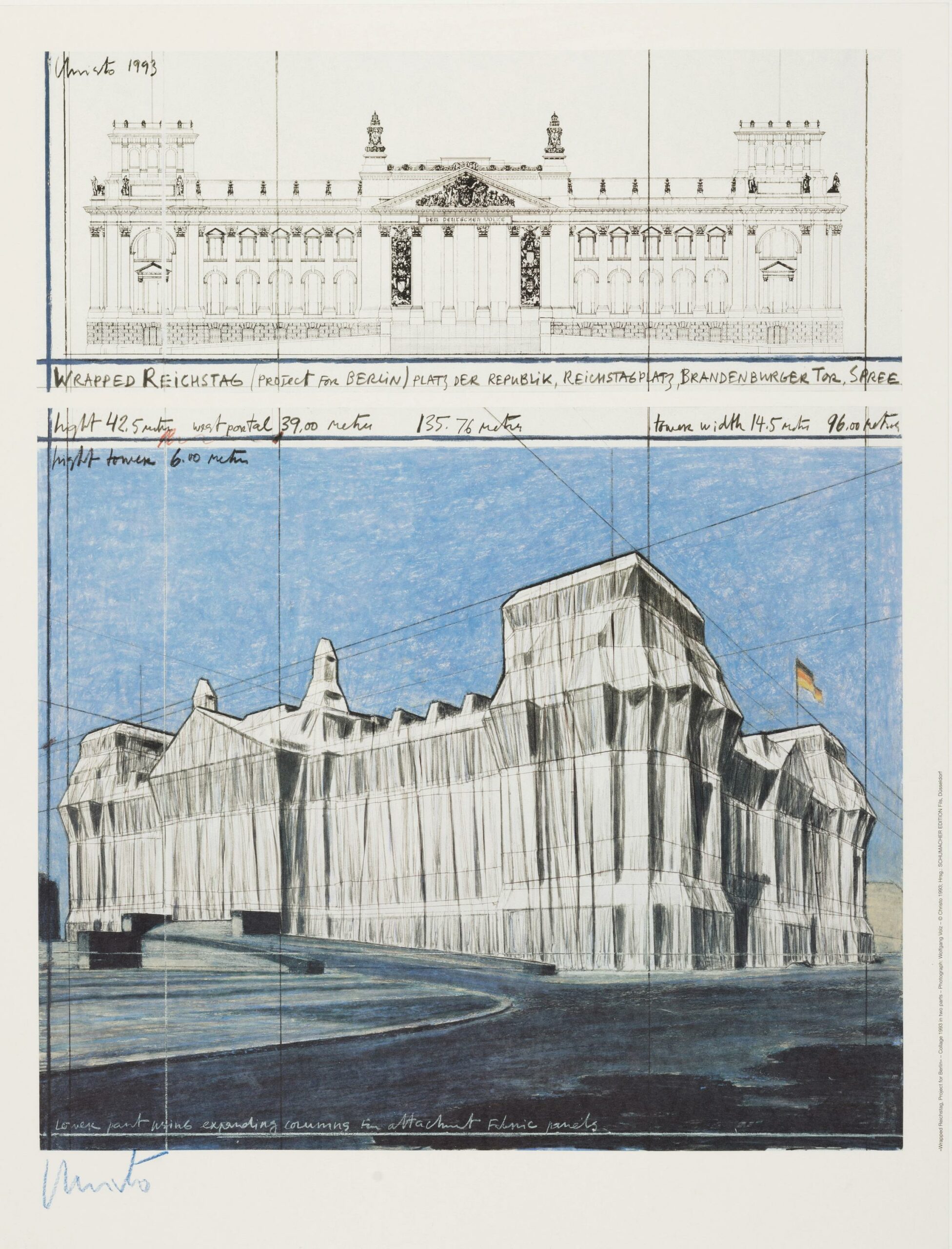 Wrapped Reichstag - Christo & Jean-Claude 