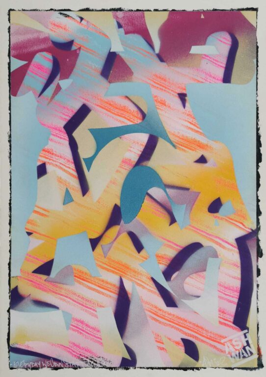 Untitled (Everyday we can start again) - Ashwan 