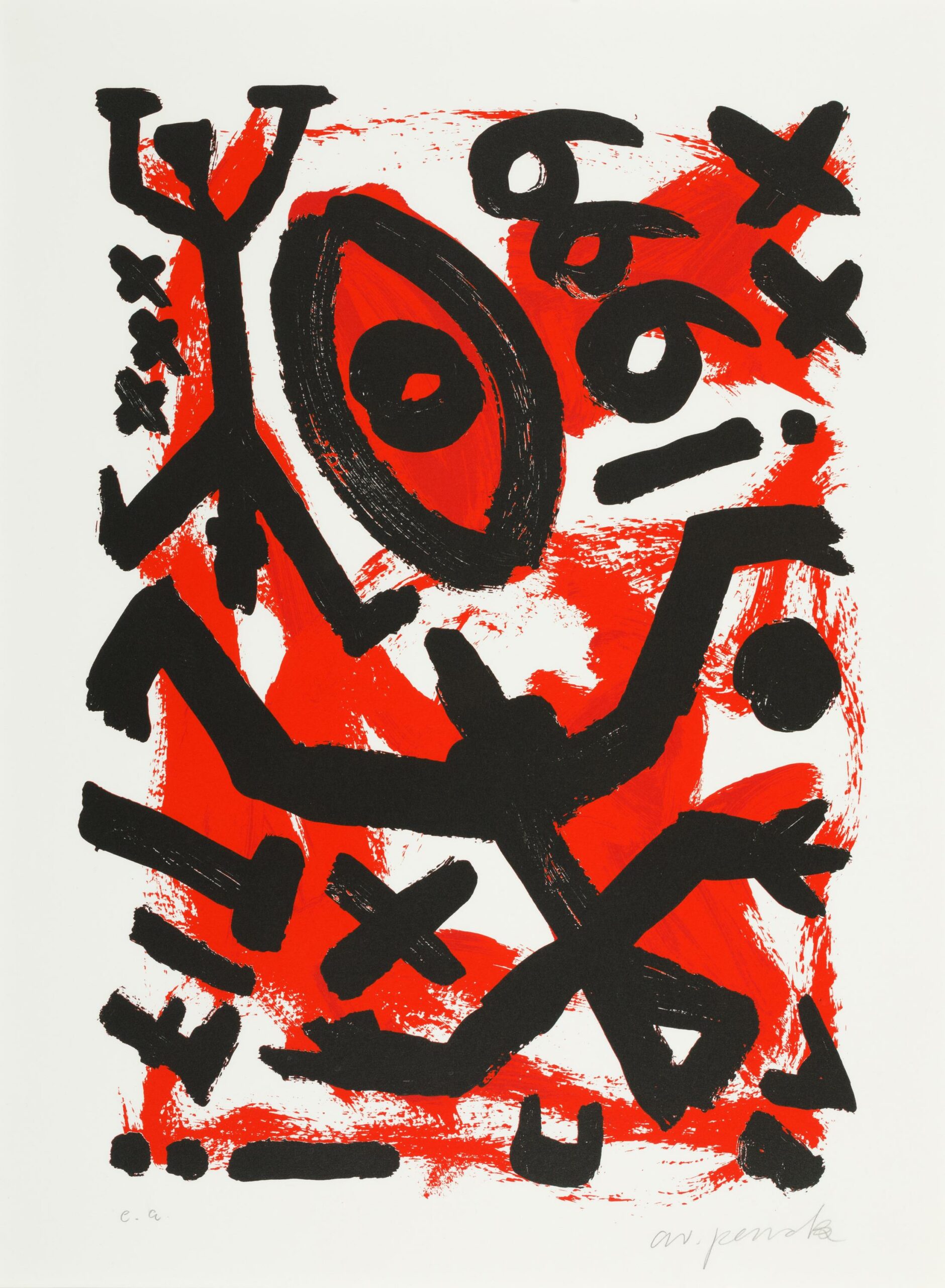 666 (The Number of the Beast) - A.R. Penck 