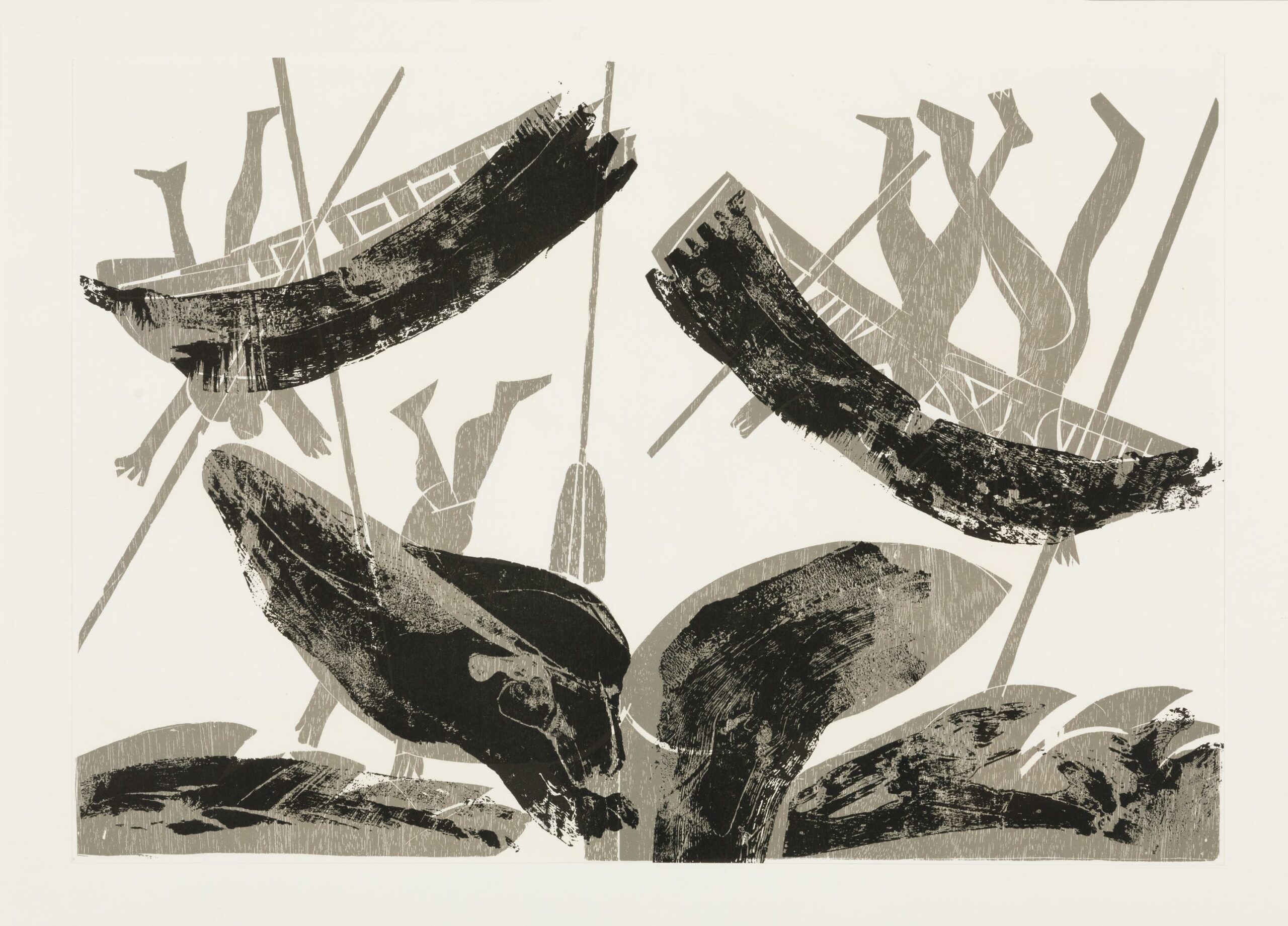 Wal kentert Boot - HAP Grieshaber 