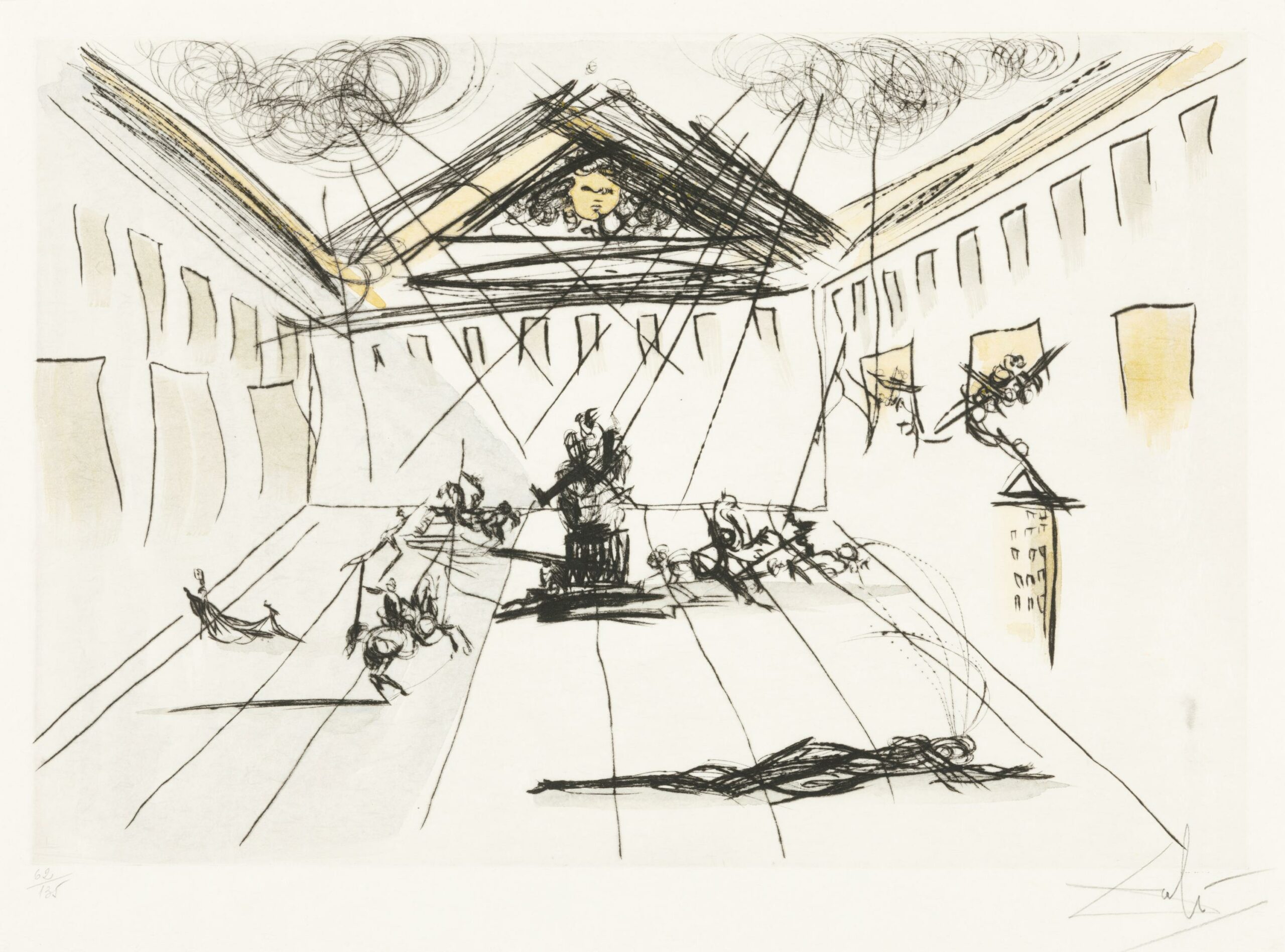 Plaza Mayor - Salvador Dal&iacute; 