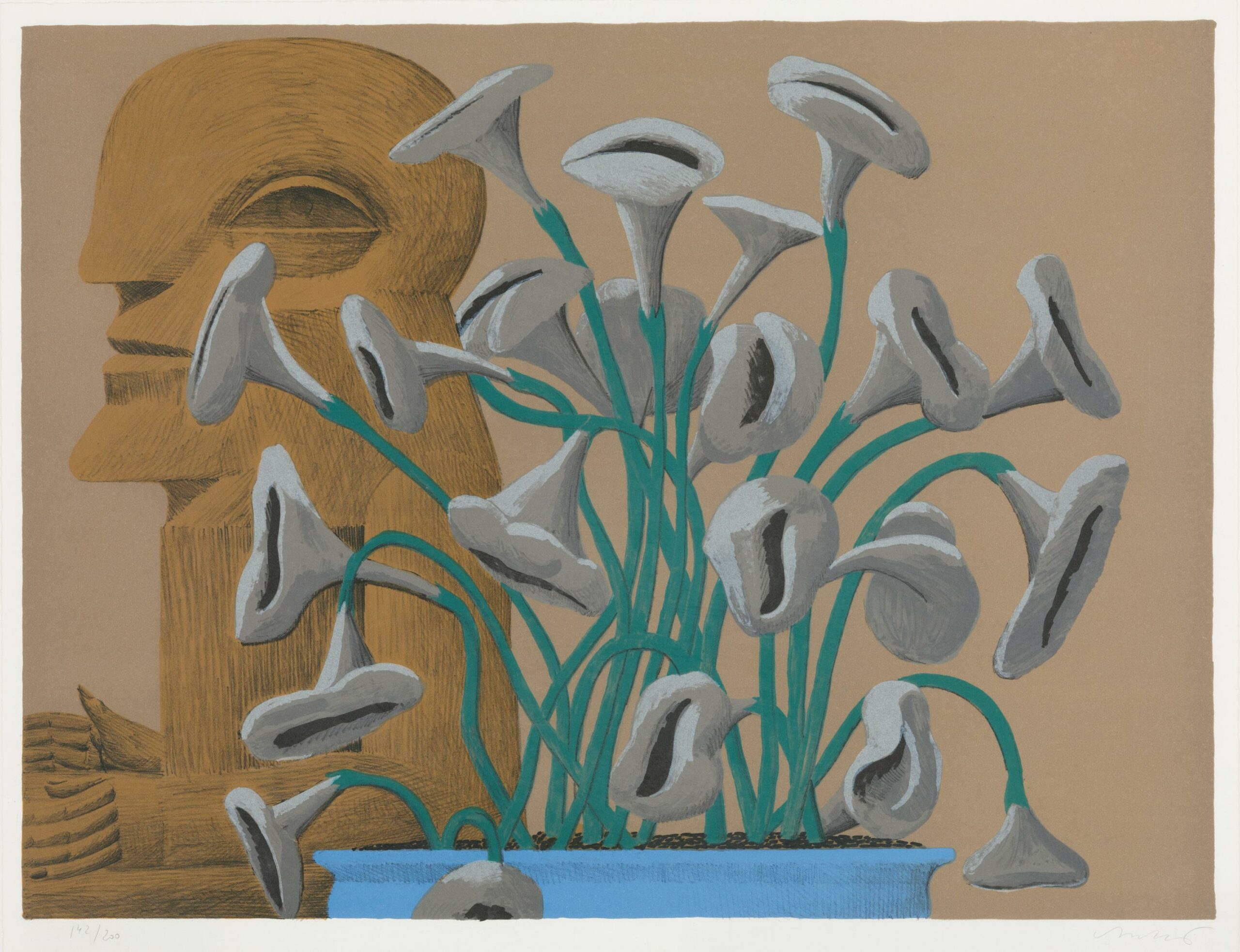 Blauer Topf - Horst  Antes 