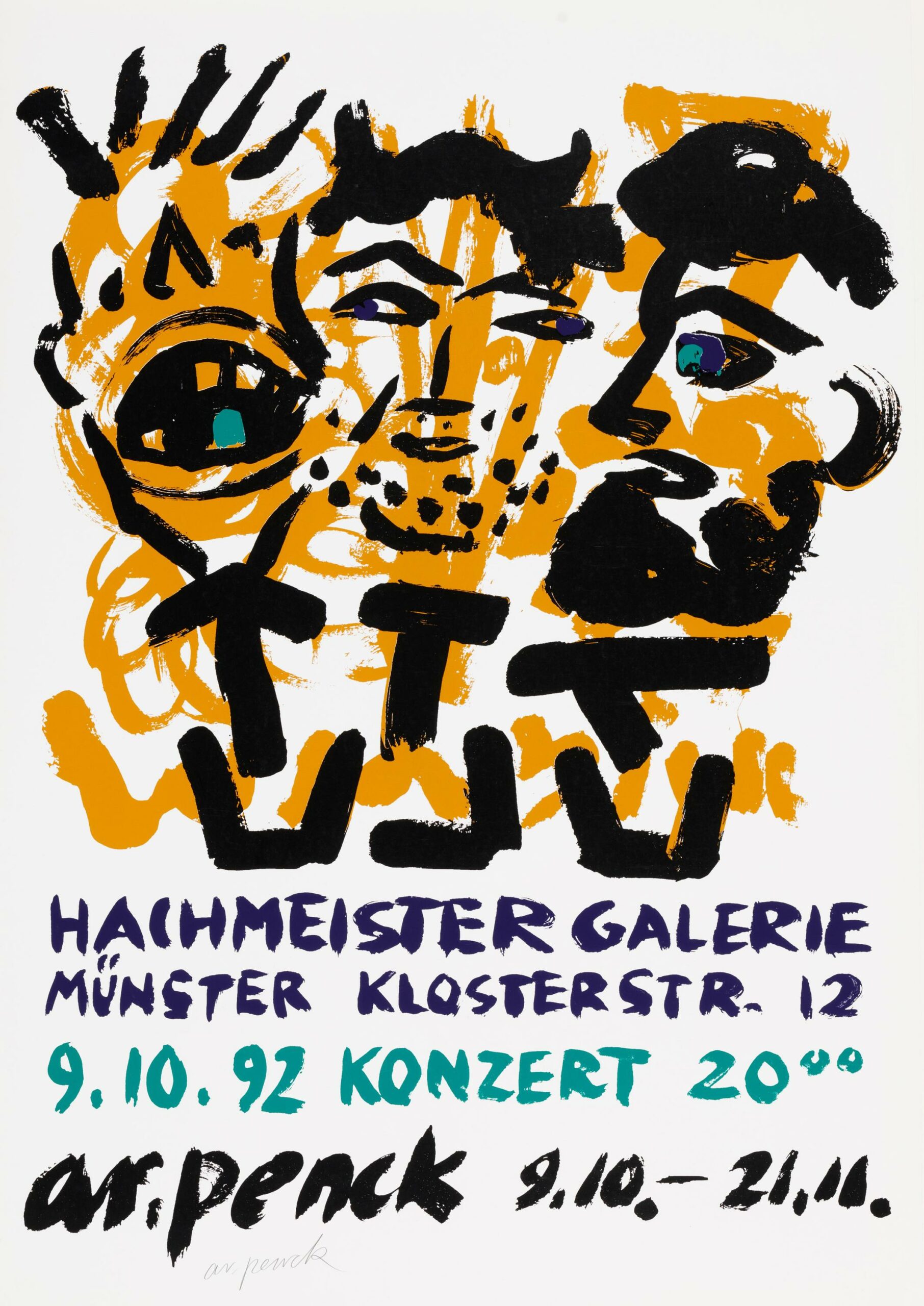 Plakat Hachmeister - A.R. Penck 