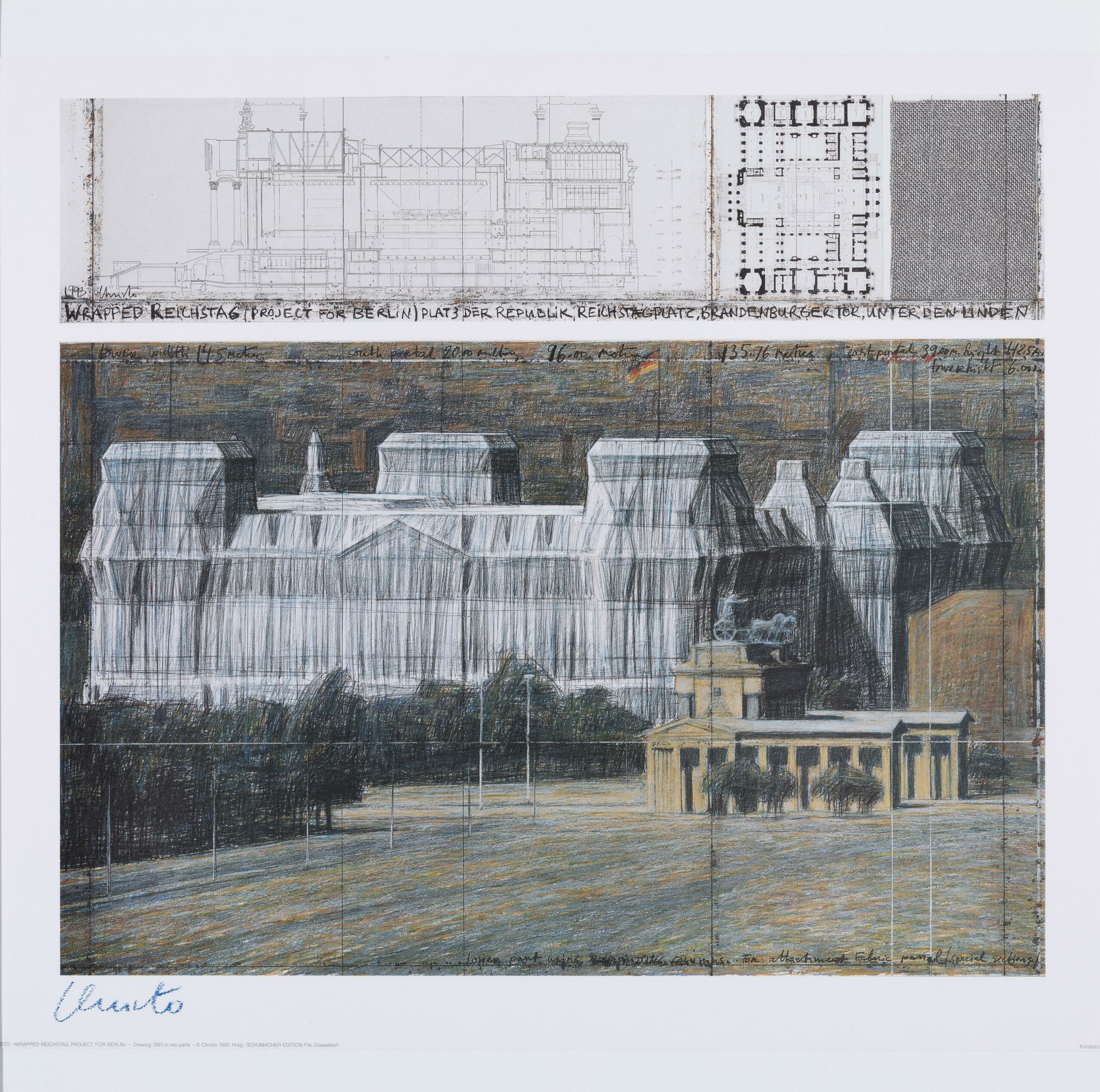 Wrapped Reichstag - Christo & Jean-Claude 