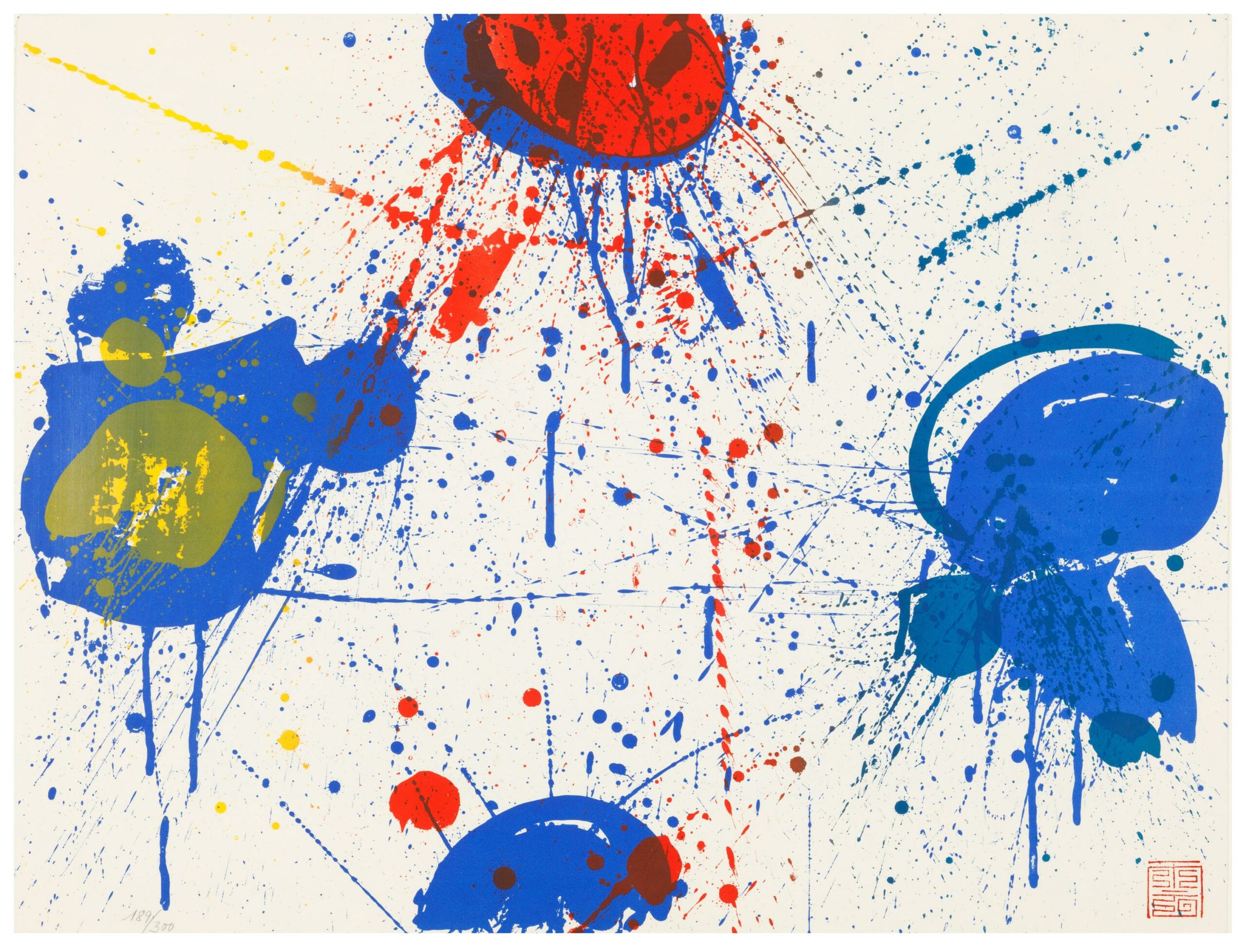 The upper Red - Sam  Francis 