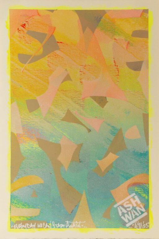 Untitled (Everyday we can start again) - Ashwan 