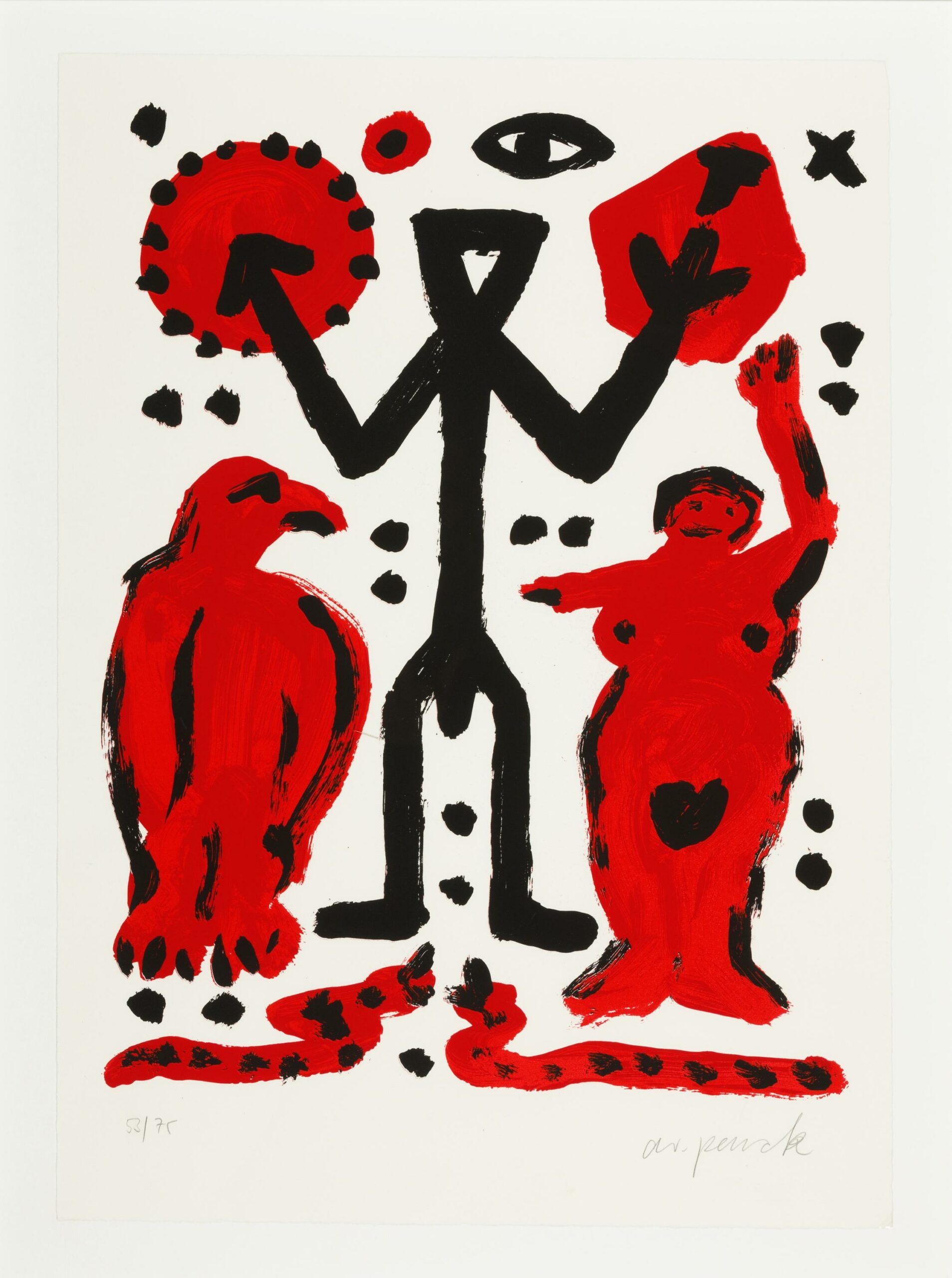 Standart West Nr. 2 - A.R. Penck 