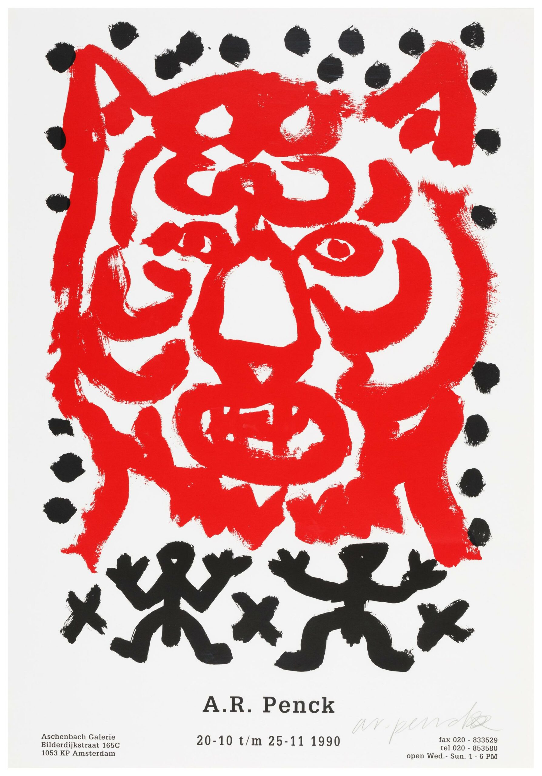 Plakat Luchs - A.R. Penck 