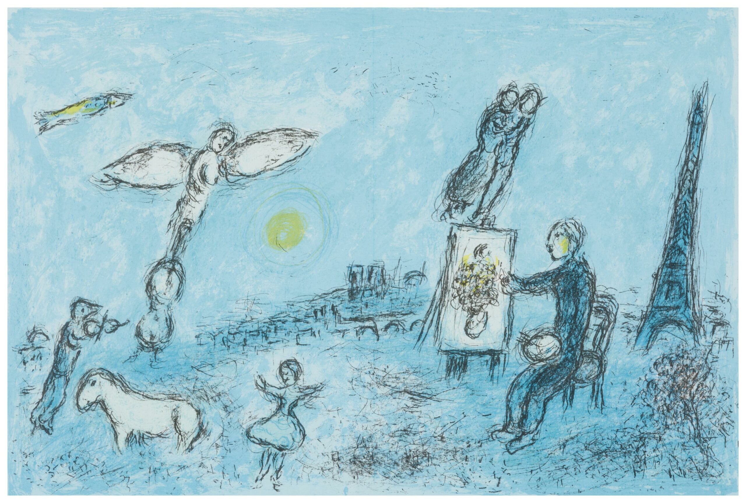 Der Maler und sein Abbild - Marc Chagall 