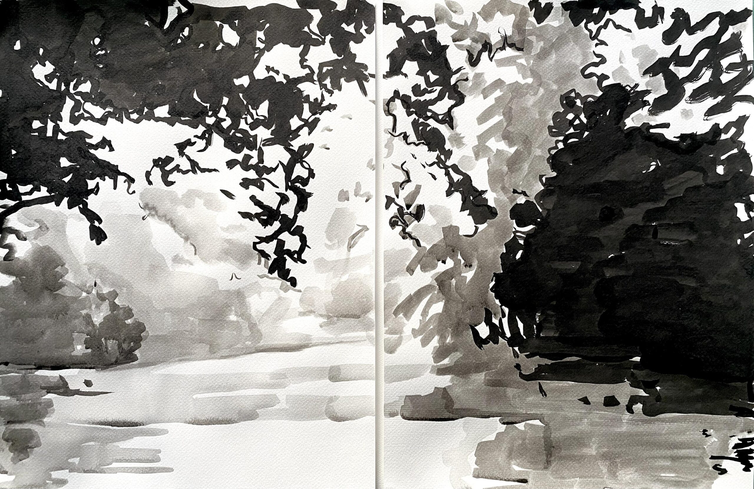 Water Calligraphy I - Angelika Tóth 