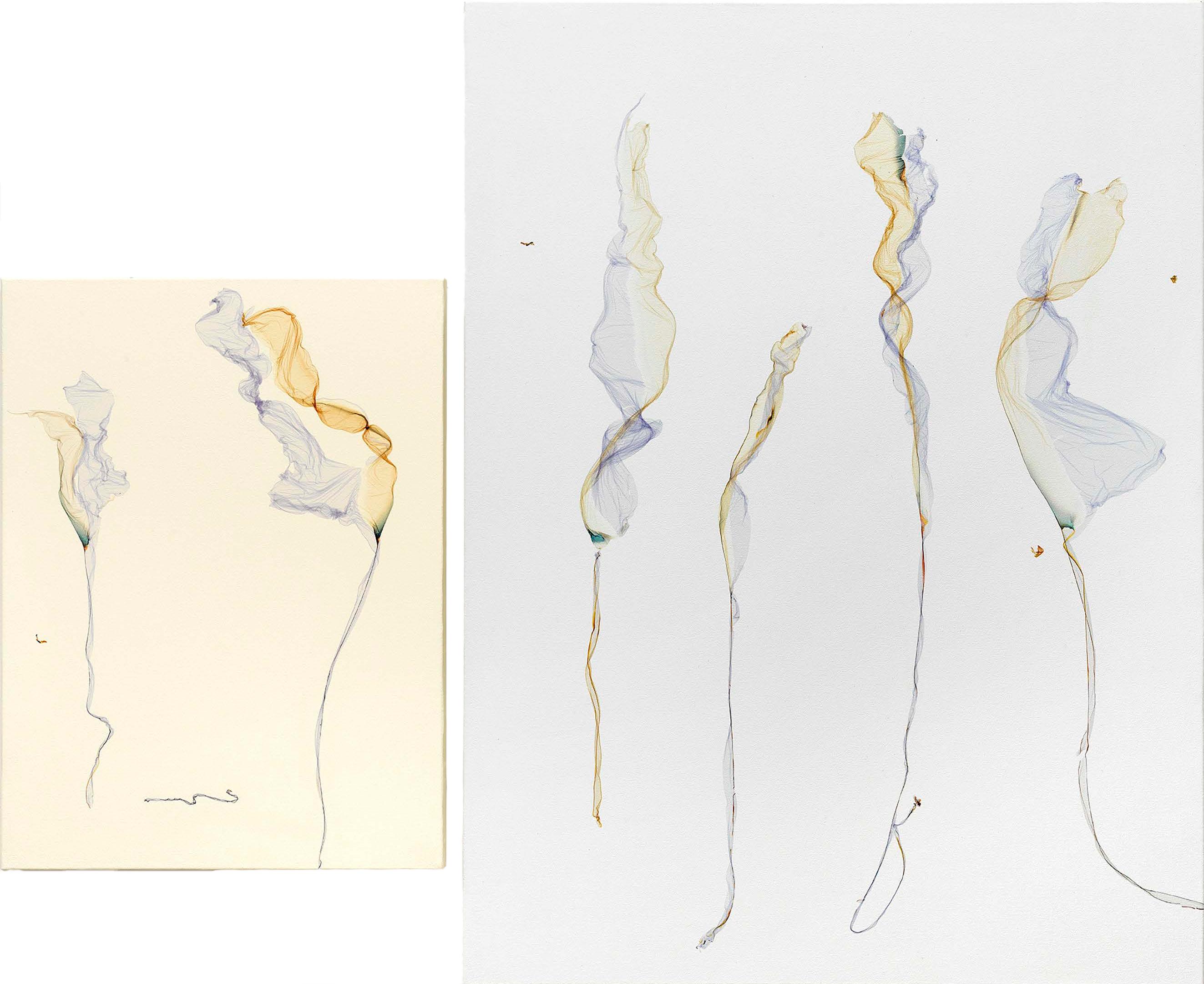 And the wind rocked the pale water lilies; the tall water lilies, among the reeds, shimmered sadly on the calm water (after Paul Verlaine) - Beatrice Pediconi Beatrice Pediconi, Dario Lasagni