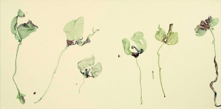 The dawn was apple-green, the sky was green wine held up  in the sun, the moon was a golden petal between (after David Herbert Lawrence) - Beatrice Pediconi Beatrice Pediconi, Dario Lasagni