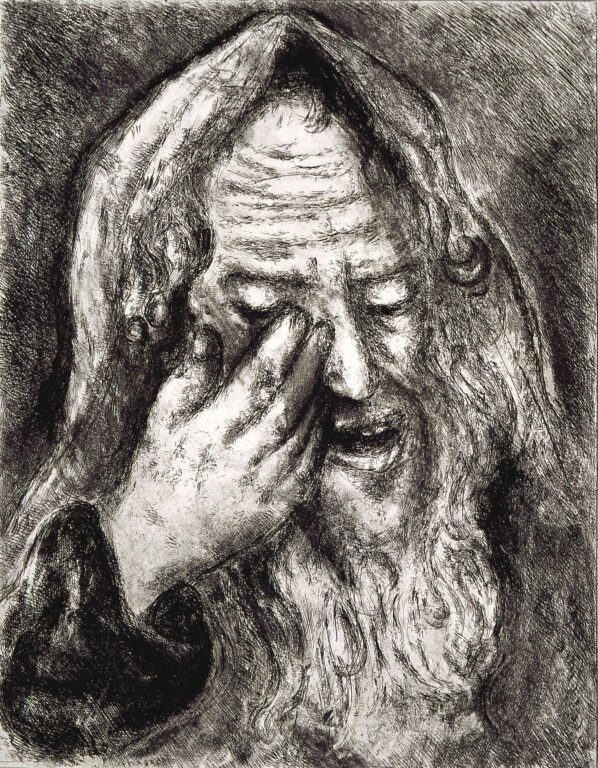 Jeremias Leiden (Mappe „Bible“) - Marc Chagall 