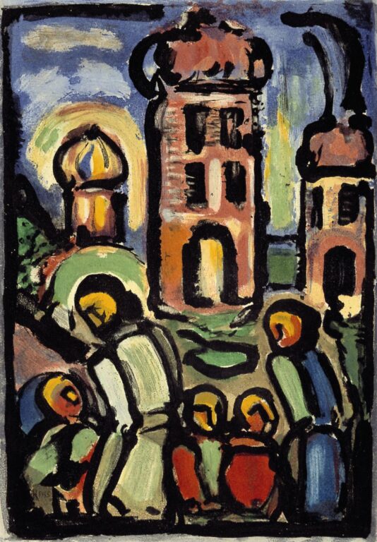 Christus und die Armen - Georges Rouault 