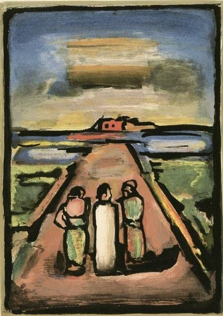 Christus und die Jünger - Georges Rouault 