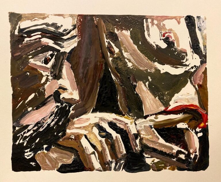 Der ungläubige Thomas (nach Caravaggio) - Christopher Lehmpfuhl 