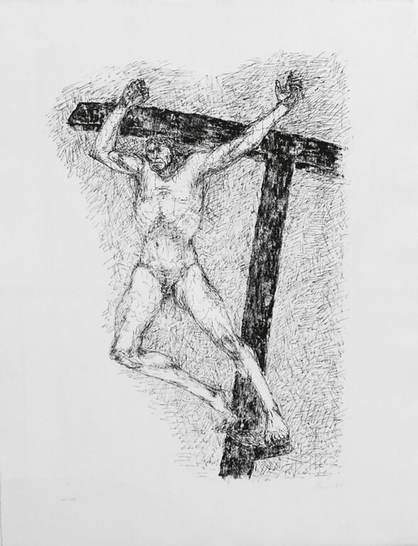 Variation zum Gekreuzigten V - Fritz Cremer 