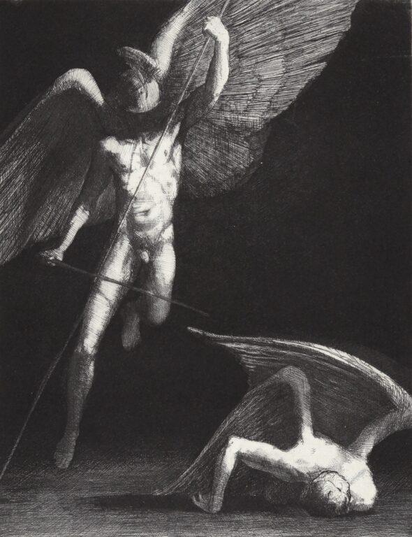 Michael und Luzifer - Michael Triegel 