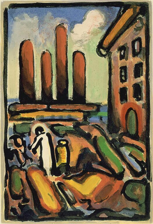 Christus in der Vorstadt - Georges Rouault 