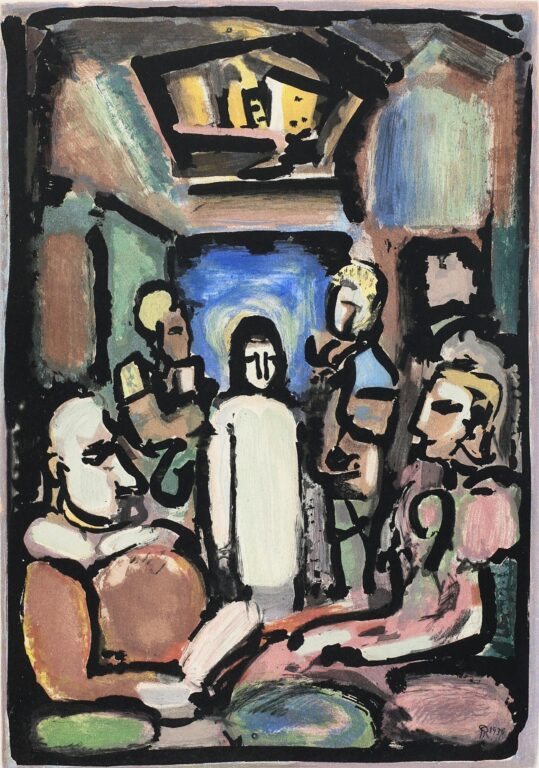 Christus und der Mammon - Georges Rouault 