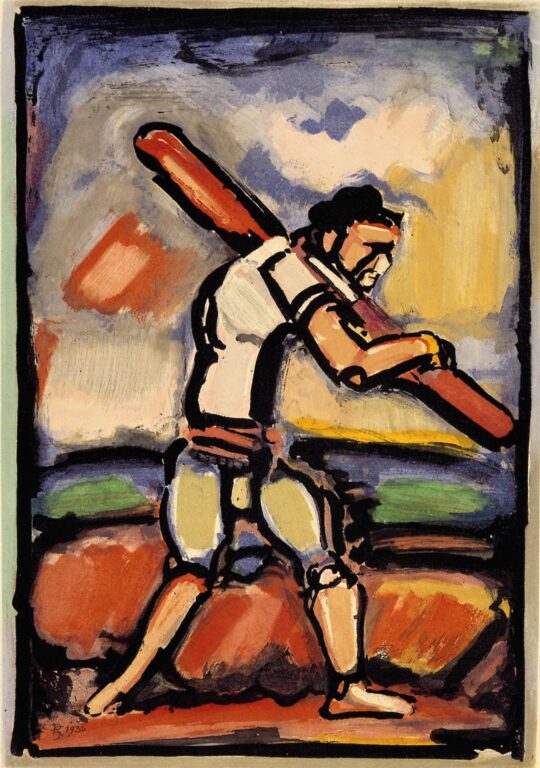 Der alte Mann auf seinem Weg - Georges Rouault 
