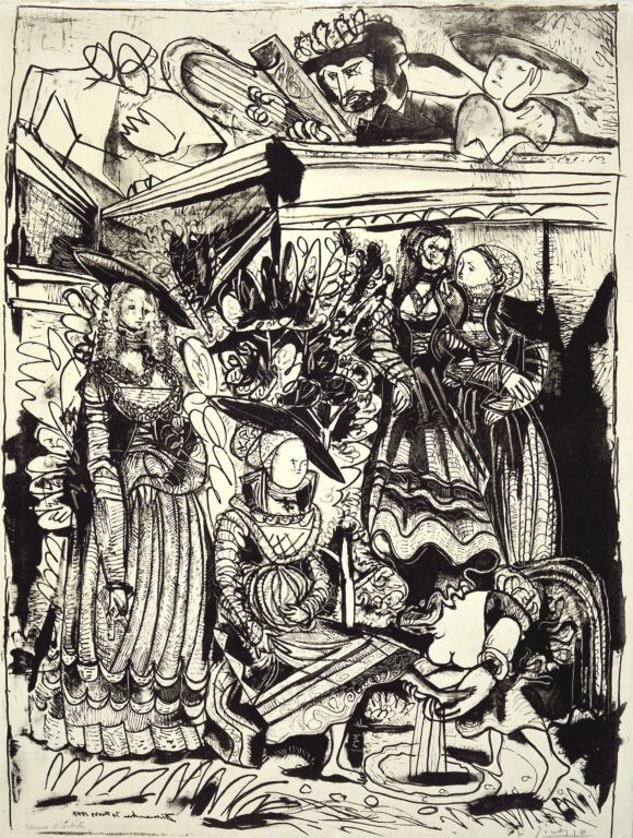 David und Bathseba - Pablo Picasso 