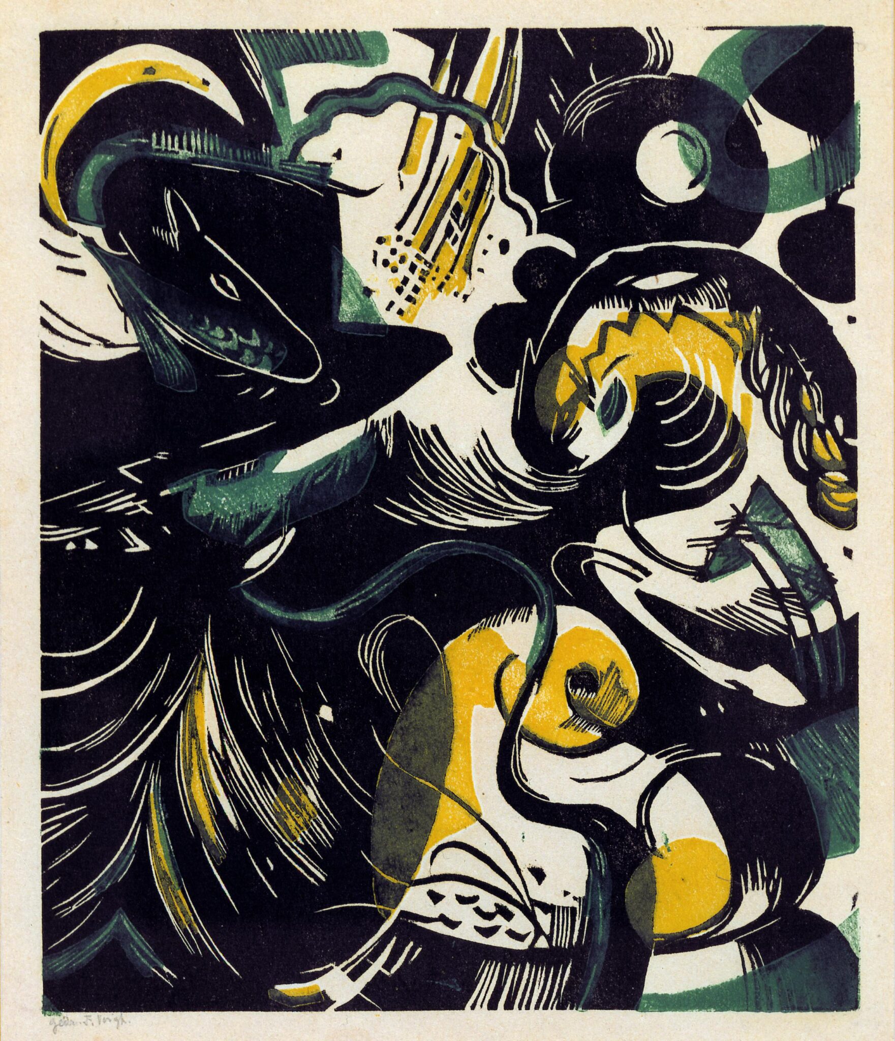 Sch&ouml;pfungsgeschichte II - Franz Marc 