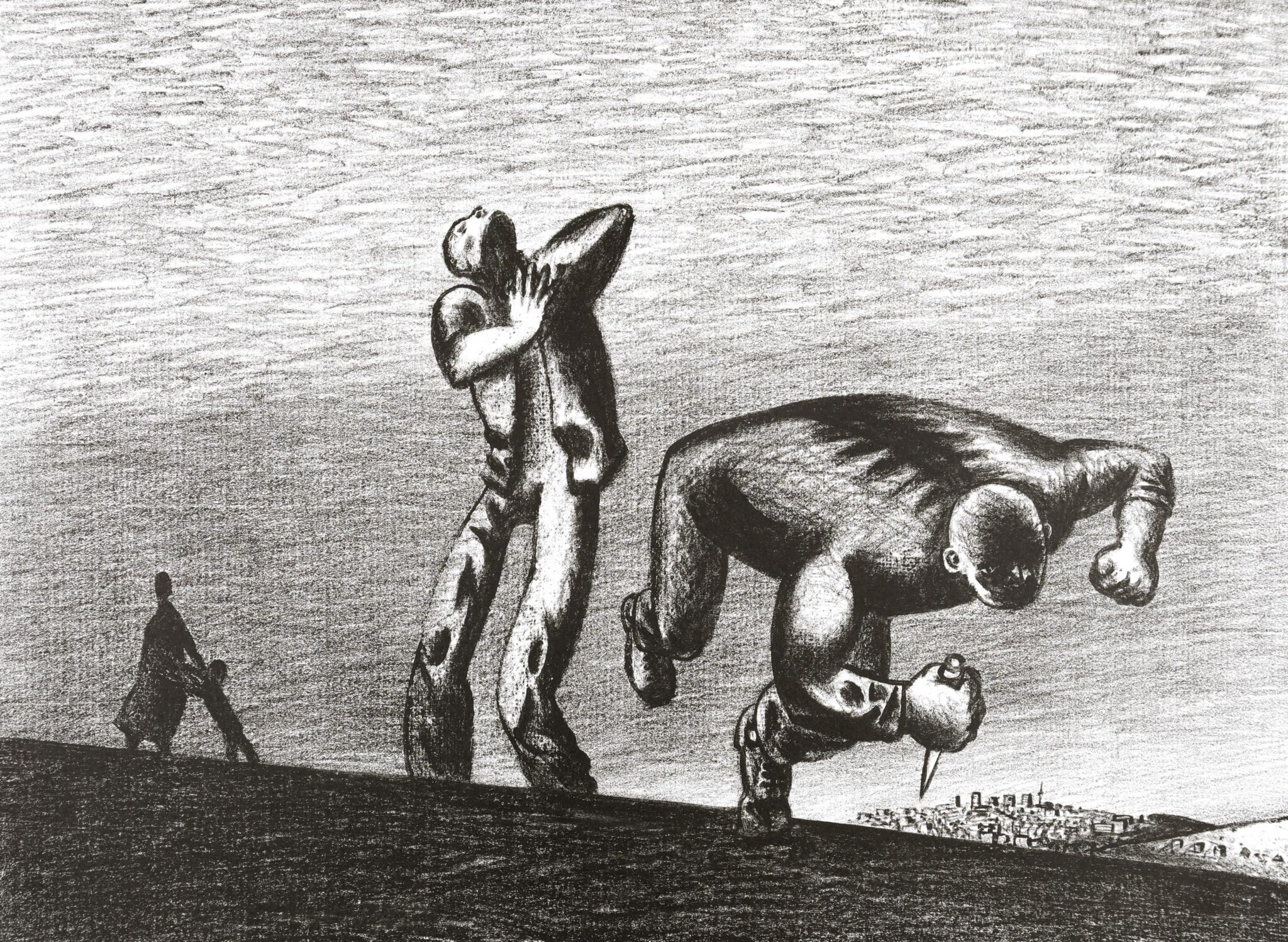 Kain und Abel - Wolfgang Mattheuer 