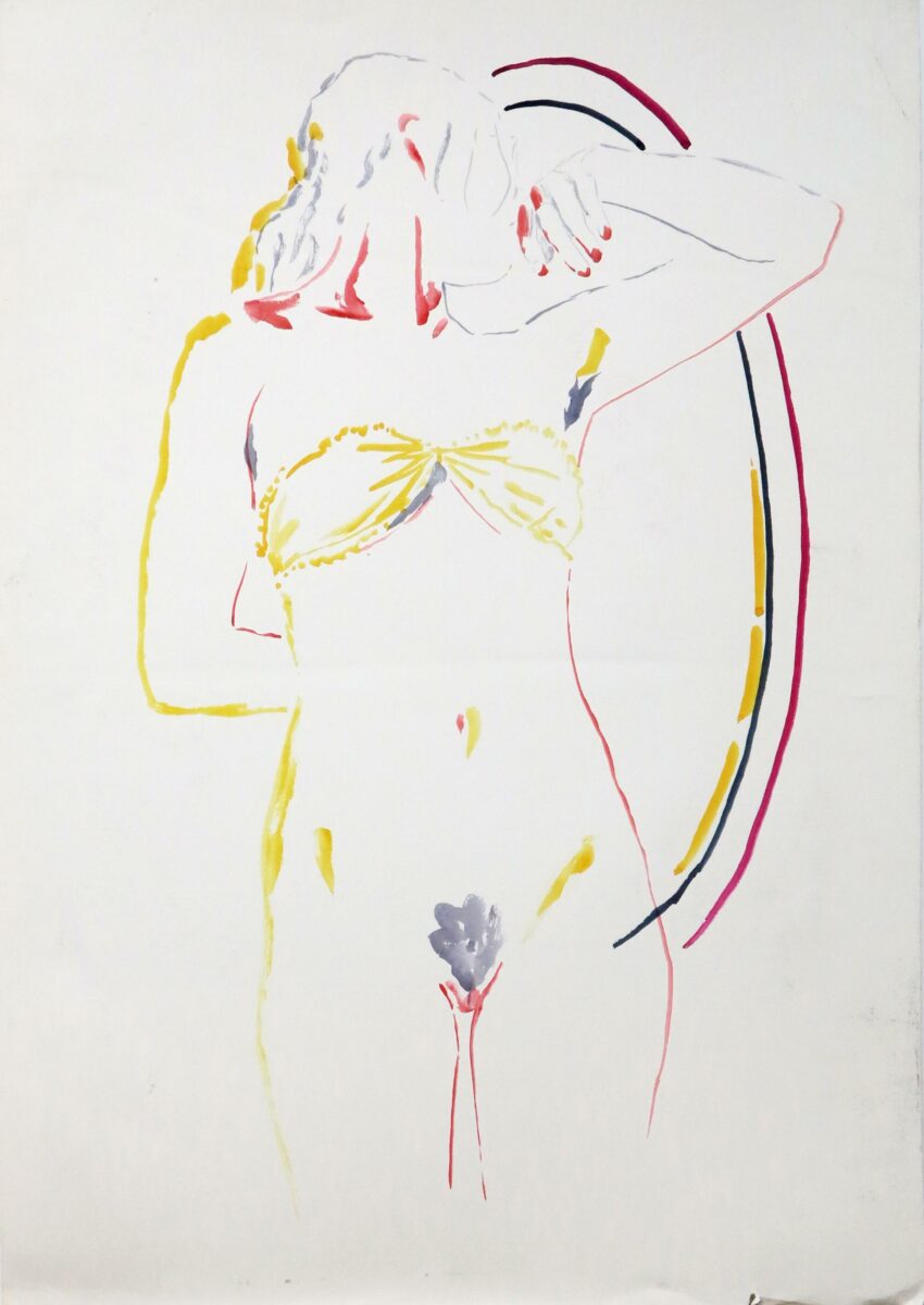 Z-0105: Ohne Titel (Ilga mit Bustier) - Henning von Gierke 