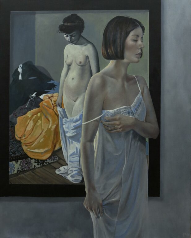WV-Nr. 1619: Atelier Bild Vallotton, mit geschlossenen Augen - Henning von Gierke 