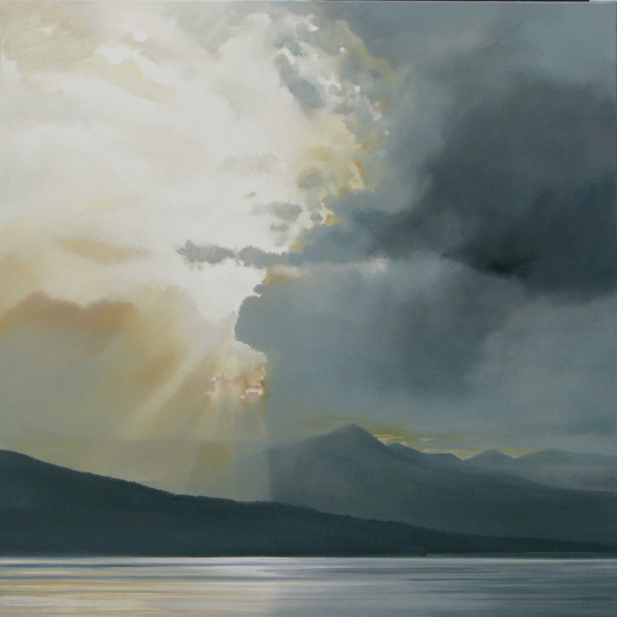 WV-Nr. 1427: Gewitter und See, Alpenland - Henning von Gierke 