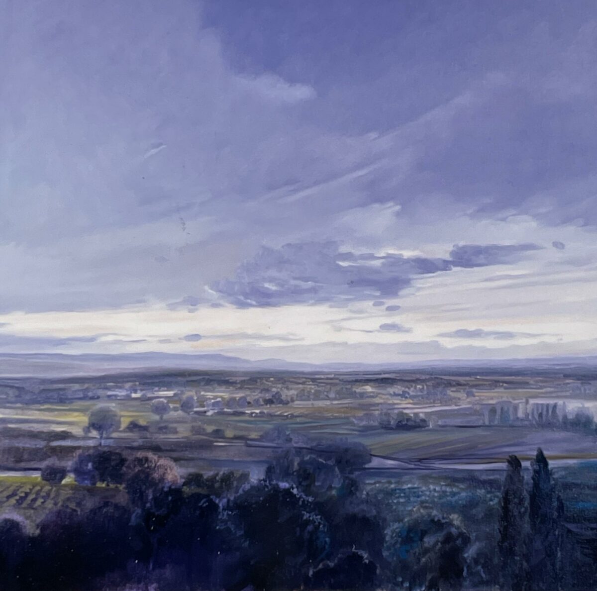 WV-Nr. 1014: Abendlandschaft I (Arnotal) - Henning von Gierke 