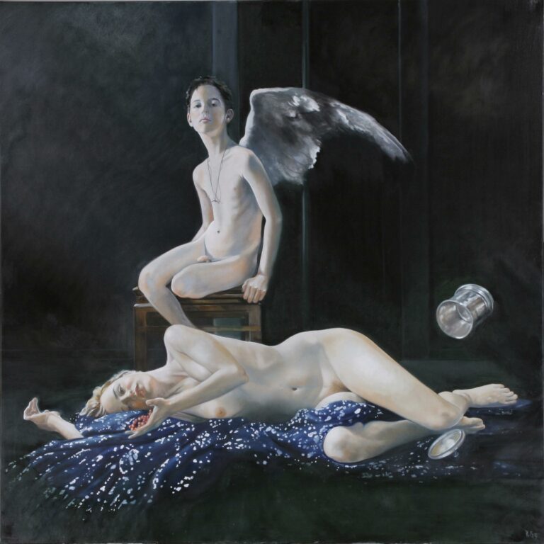 WV-Nr. 1226: Amor und Psyche III (Bilderzyklus Spiegelungen) - Henning von Gierke 