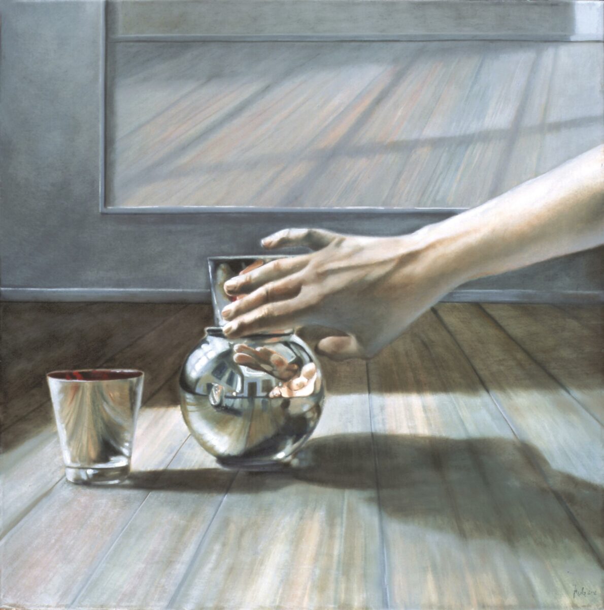 WV-Nr. 1111: Spiegelung mit Hand und Gefäß - Henning von Gierke 