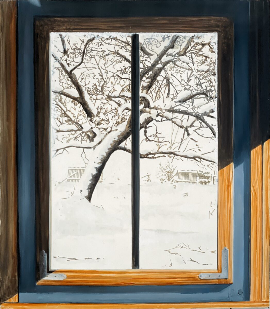 WV-Nr. 0431: Kleiner Boskop (blaues Fenster) - Henning von Gierke 