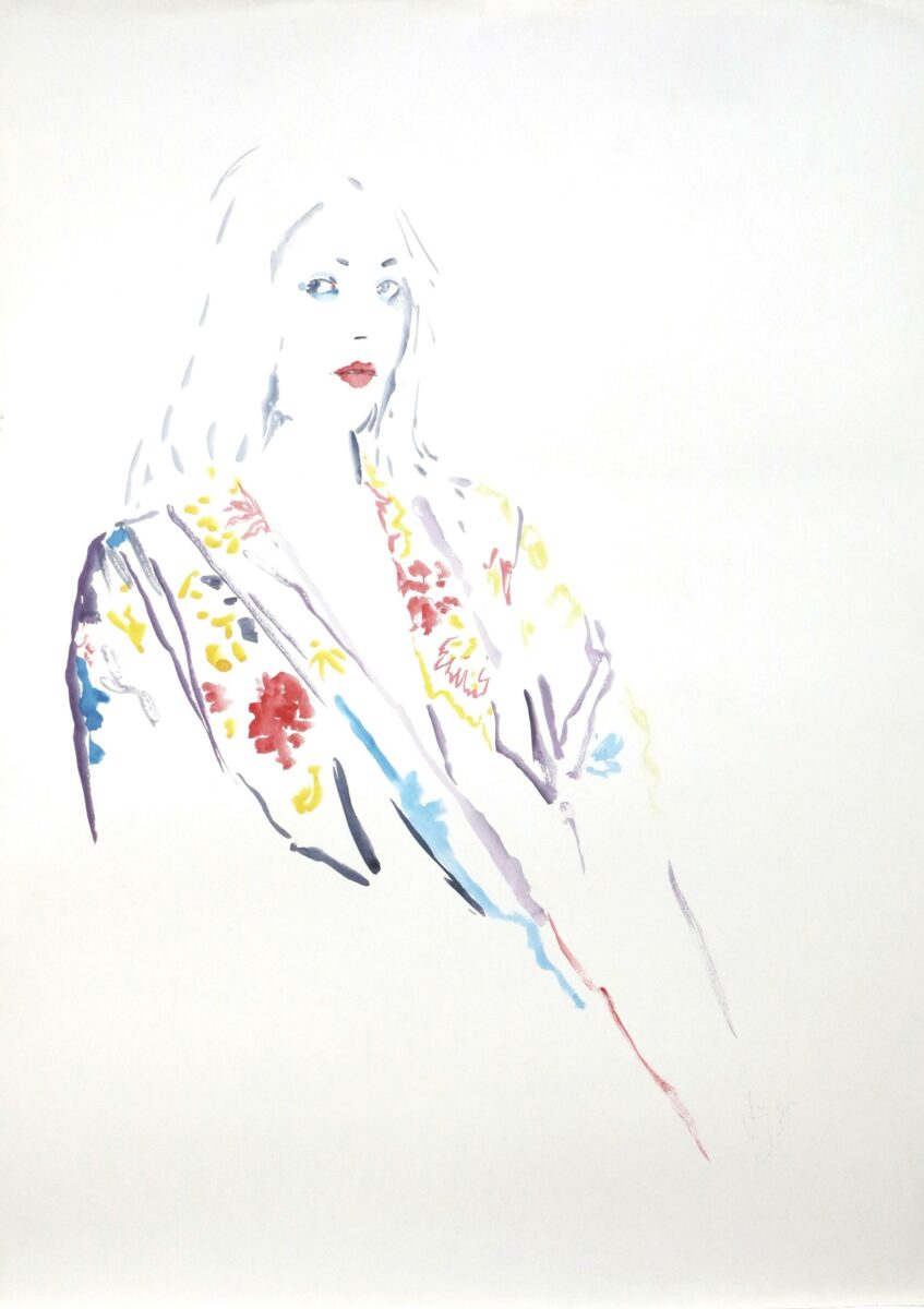 Z-0102: Ohne Titel (Ilga mit Kimono III) - Henning von Gierke 