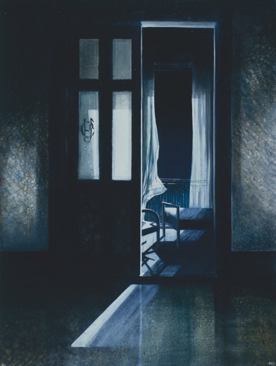 WV-Nr. 0751: Mexikanisches Interieur, Mondlicht in Merida - Henning von Gierke 