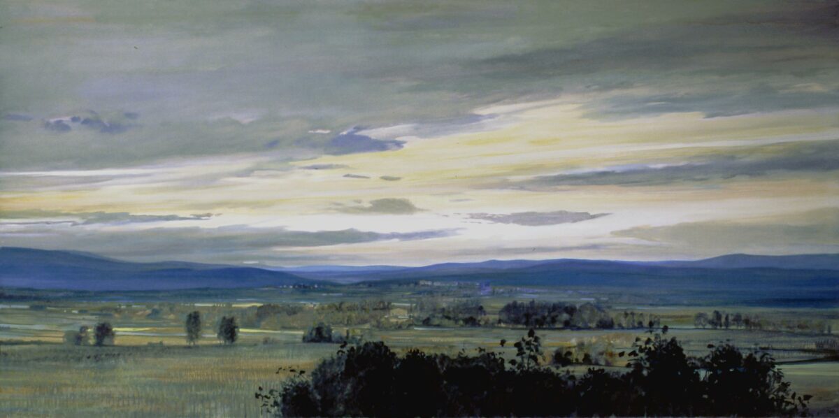 WV-Nr. 1191: Große Landschaft, Abend - Henning von Gierke 