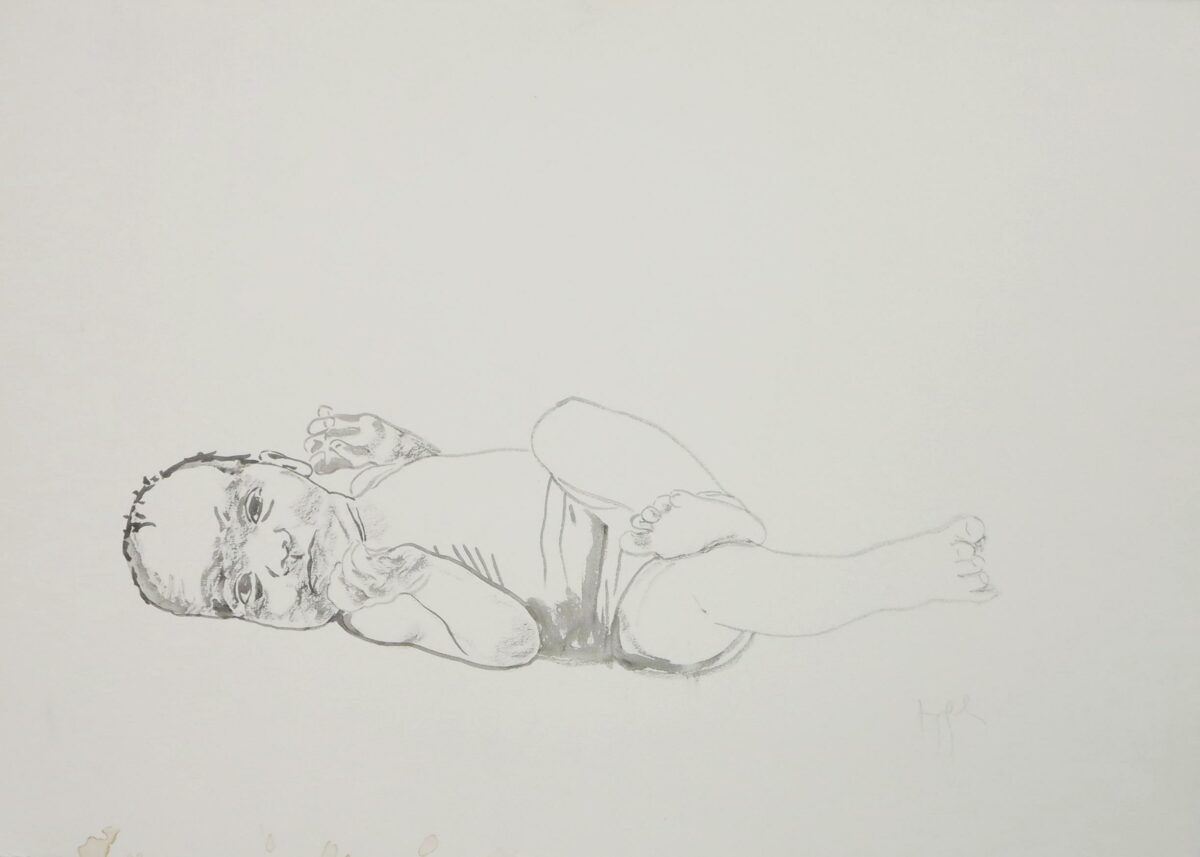 Z-0129: Ohne Titel (Neugeborenes, Antonia) - Henning von Gierke Henning von Gierke