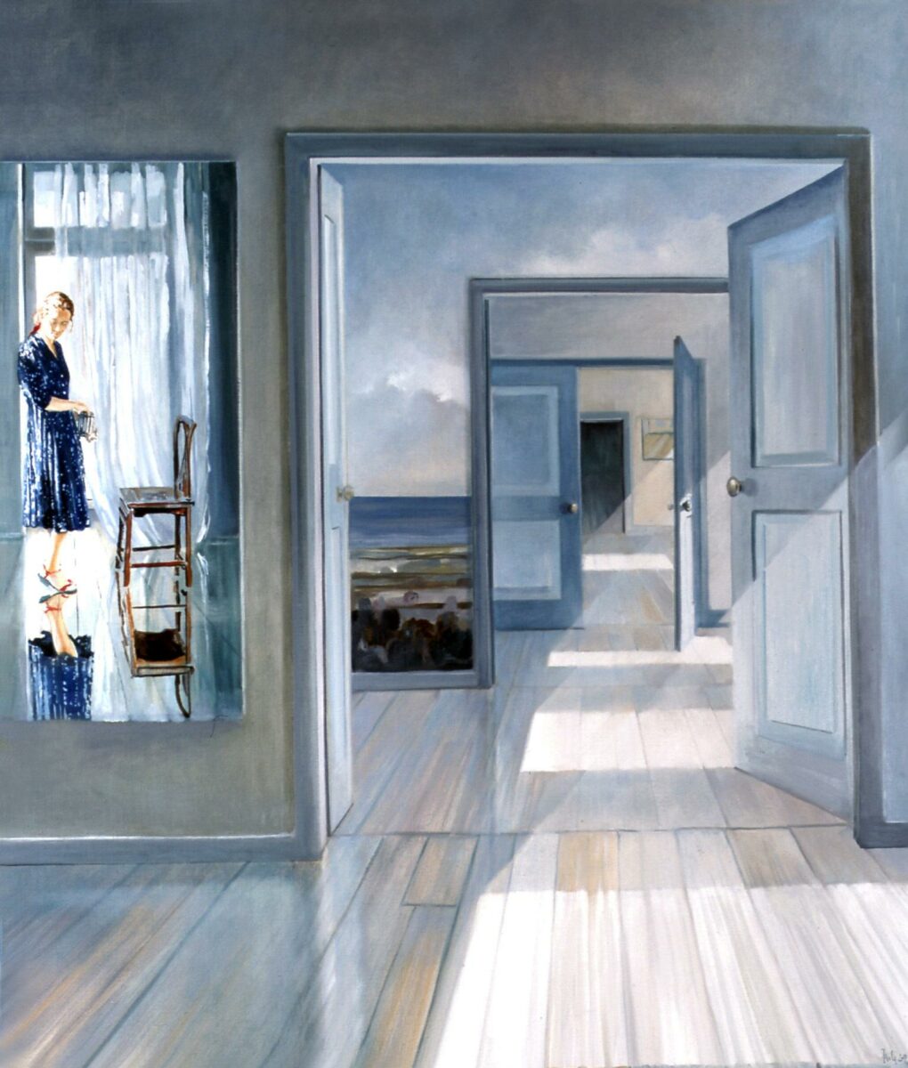 WV-Nr. 1114: Interieur mit Bild, Türen und Räumen - Henning von Gierke 