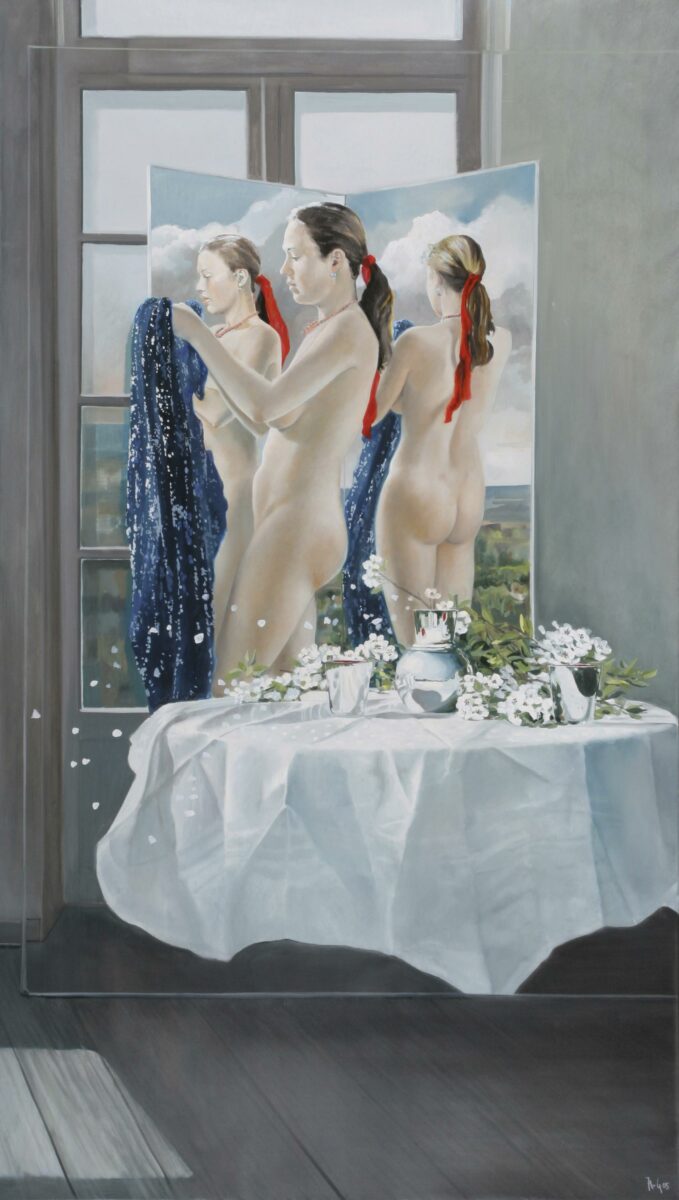 WV-Nr. 1224: Versprochene Hochzeit / Venus im Spiegel (Bilderzyklus Spiegelungen) - Henning von Gierke 