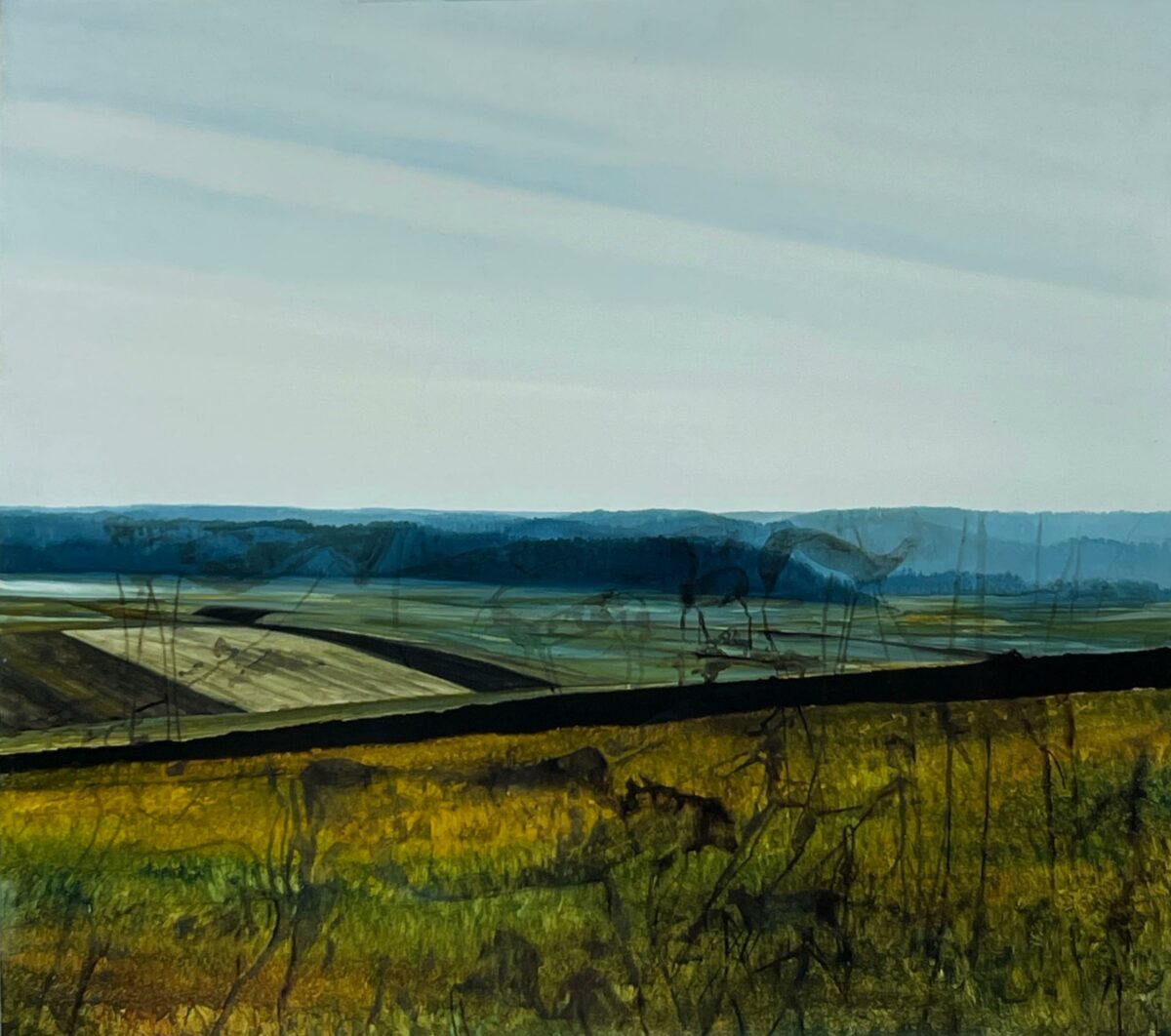 WV-Nr. 0754: Landschaft mit Vergangenheit II - Henning von Gierke 