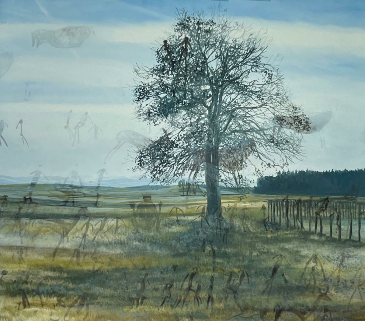 WV-Nr. 0755: Landschaft mit Vergangenheit III - Henning von Gierke 